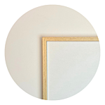 MDF Rahmen, Eichenholz, schmal, 18 x 24 cm - Typ 0212 thumbnail