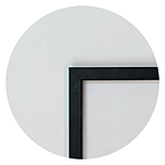 MDF Rahmen, Schwarz, schmal, 10 x 15 cm - Typ 2012 thumbnail