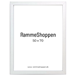 MDF Rahmen, Weiß, schmal, 50 x 70 cm - Typ 2112 thumbnail