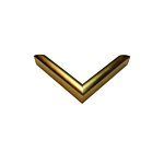 Gold Holzrahmenleiste - Typ 7003 thumbnail