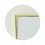 Goldener Aluminiumrahmen, glänzend, schmal, 80 x 100 cm – Typ 9012  thumbnail