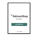 Reflexfreier Holzrahmen, Schwarz, schmal, 10 x 15 cm - Typ 840 thumbnail