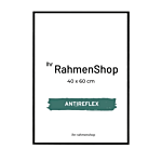 Reflexfreier Holzrahmen, Schwarz, schmal, 40 x 60 cm - Typ 840 thumbnail