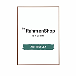 Reflexfreier Kupfer Aluminiumrahmen, glänzend, schmal, 15 x 21 cm (A5) – Typ 9022 thumbnail