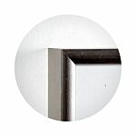 Silberner Aluminiumrahmen, glänzend, schmal, 30 x 42 cm (A3) - Typ 9013 thumbnail