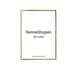 Goldener Aluminiumrahmen, glänzend, schmal, 80 x 100 cm – Typ 9012  thumbnail