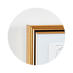 Polyholz, Gold,15 x 20 cm - Typ 7301 thumbnail