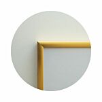 Goldener Aluminiumrahmen, matt, schmal, 30 x 42 cm (A3) - Typ 9043 thumbnail