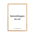 Holzrahmen, massives Eichenholz, schmal, 84 x 119 cm (A0)  - Typ 851  thumbnail
