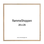 Holzrahmen, massives Eichenholz, schmal, 25 x 25 cm - Typ 320 thumbnail