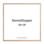 Holzrahmen, massives Eichenholz, schmal, 30 x 30 cm - Typ 320 thumbnail