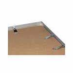 Silberner Aluminiumrahmen, matt, schmal, 21 x 30 cm (A4) - Typ 670 thumbnail