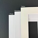 frost-, porcelæn- og naturhvid passepartout thumbnail
