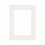 Passepartout, porcelænshvid, 30 x 40 cm til 21 x 30 cm A4 billede thumbnail