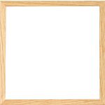 Bilderrahmen aus massivem Eichenholz, schmal, 20 x 20 cm - Typ 320 thumbnail