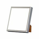 Silberner Aluminiumrahmen, matt, schmal, 15 x 15 cm – Typ 670  thumbnail