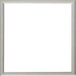 Silberner Aluminiumrahmen, matt, schmal, 15 x 15 cm – Typ 670  thumbnail