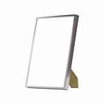 Silberner Aluminiumrahmen, glänzend, schmal, 15 x 21 cm (A5) – Typ 9013 thumbnail