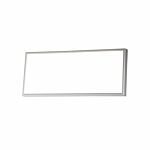 Reflexfreier silberner Aluminiumrahmen, matt, schmal, 18 x 46 cm - Typ 670 thumbnail