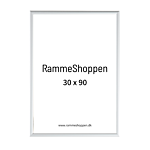 Silberner Aluminiumrahmen, matt, schmal, 30 x 90 cm - Typ 670 thumbnail