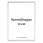 Silberner Aluminiumrahmen, matt, schmal, 50 x 60 cm – Typ 670  thumbnail