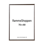 Silberner Aluminiumrahmen, matt, schmal,  70 x 80 cm – Typ 670  thumbnail