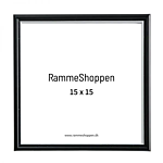 Schwarzer Rahmen, Polyholz, 15 x 15 cm, Typ 7303 thumbnail