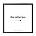 Holzrahmen, Schwarz, schmal, 15 x 15 cm - Typ 840 thumbnail
