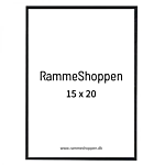 Holzrahmen, Schwarz, schmal, 15 x 20 cm - Typ 840 thumbnail