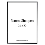 Holzrahmen, Schwarz, schmal, 21 x 30 cm (A4) - Typ 840 thumbnail