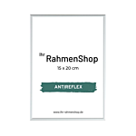 Reflexfreier silberner Aluminiumrahmen, matt, schmal, 15 x 20 cm - Typ 670 thumbnail