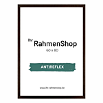 Reflexfreier Holzrahmen, Braun, schmal, 60 x 80 cm - Typ 830 thumbnail