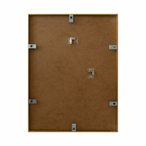 Goldener Aluminiumrahmen, matt, schmal, 30 x 42 cm (A3) - Typ 9043