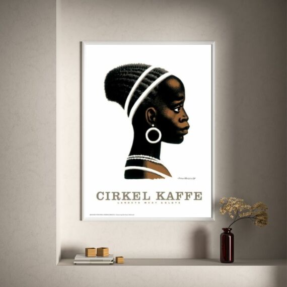 Poster, Cirkel Kaffe