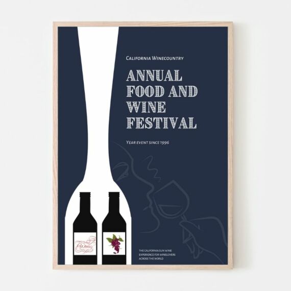 Poster, Weinfest, Weinposter