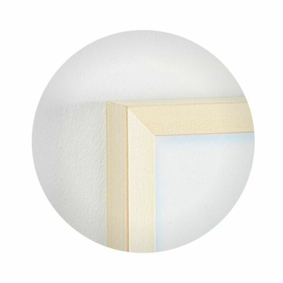 Reflexfreier Holzrahmen, Birkenholz, schmal, 80 x 80 cm - Typ 811