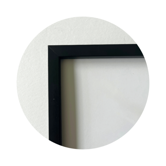 Magnetischer Rahmen - Schwarzes Holz
