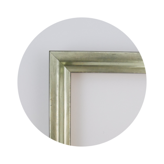 Rahmenleiste in Holz, Antik Silber - Typ 6200-04