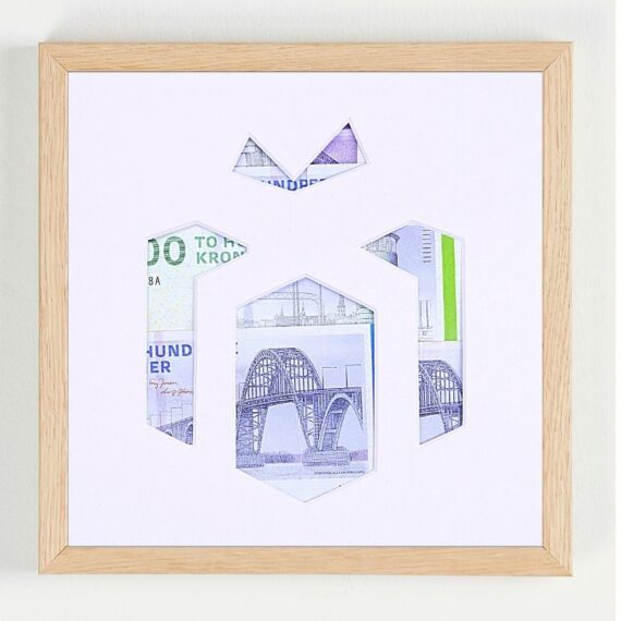 Geldgeschenke, Quadratisches Geschenk