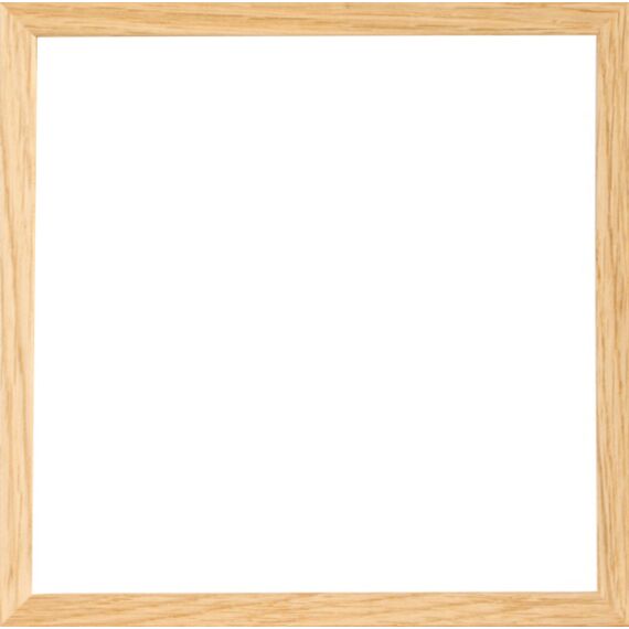 Bilderrahmen aus massivem Eichenholz, schmal, 20 x 20 cm - Typ 320