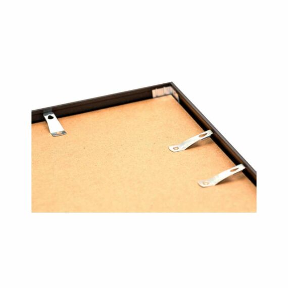 Schwarzer Aluminiumrahmen, matt, schmal, 30 x 60 cm - Typ 672