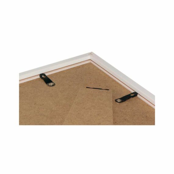 Reflexfreier Holzrahmen, Weiß, schmal, 15 x 21 cm (A5) - Typ 860