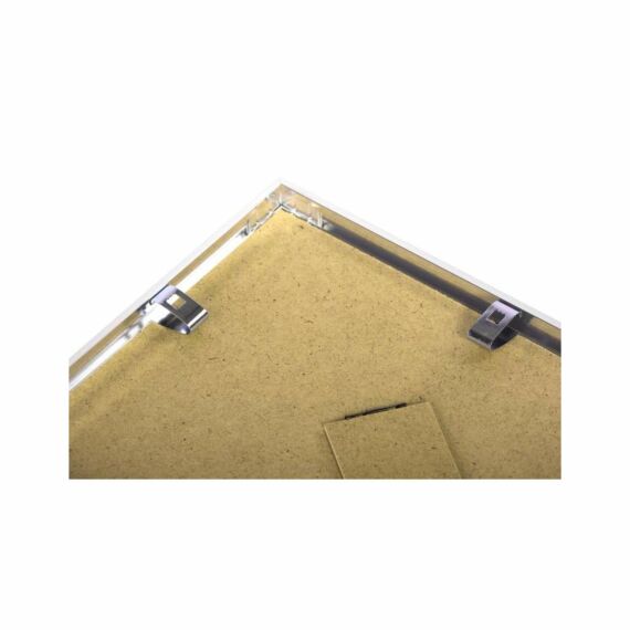 Silberner Aluminiumrahmen, glänzend, schmal, 15 x 21 cm (A5) – Typ 9013