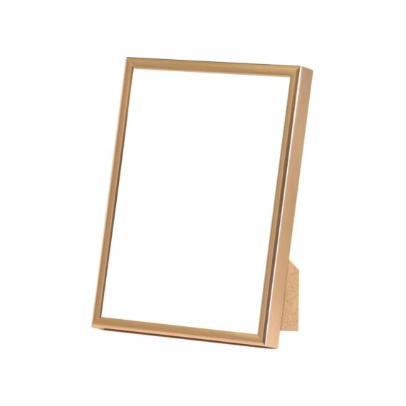 Reflexfreier Kupfer Aluminiumrahmen, glänzend, schmal, 15 x 21 cm (A5) – Typ 9022
