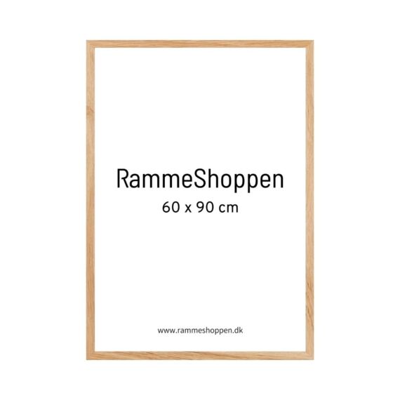 Egetræsramme i 60x90 cm