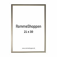 Aluminiumrahmen, Champagne, schmal, 21 x 30 cm (A4) - Typ 9042