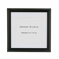 Rahmen mit Passepartout 20 x 20 cm