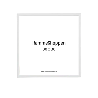 Holzrahmen, Weiß, schmal, 30 x 30 cm - Typ 860