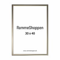 Aluminiumrahmen, Champagne, schmal, 30 x 40 cm - Typ 9042