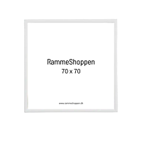 Holzrahmen, Weiß, schmal, 70 x 70 cm - Typ 860